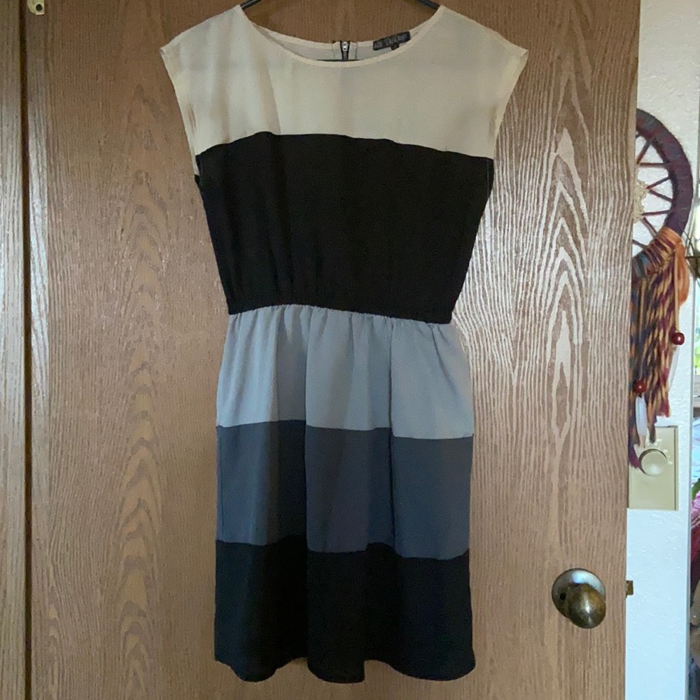 Nordstrom Rack Black Color Block Dress